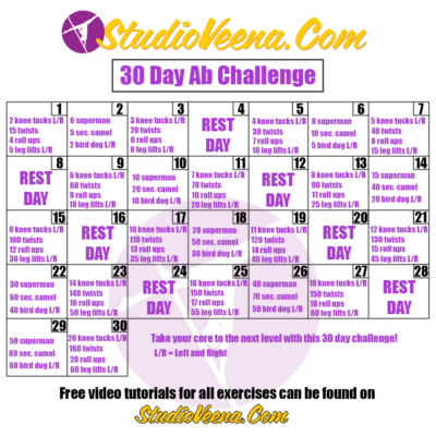 30 day ab challenge new